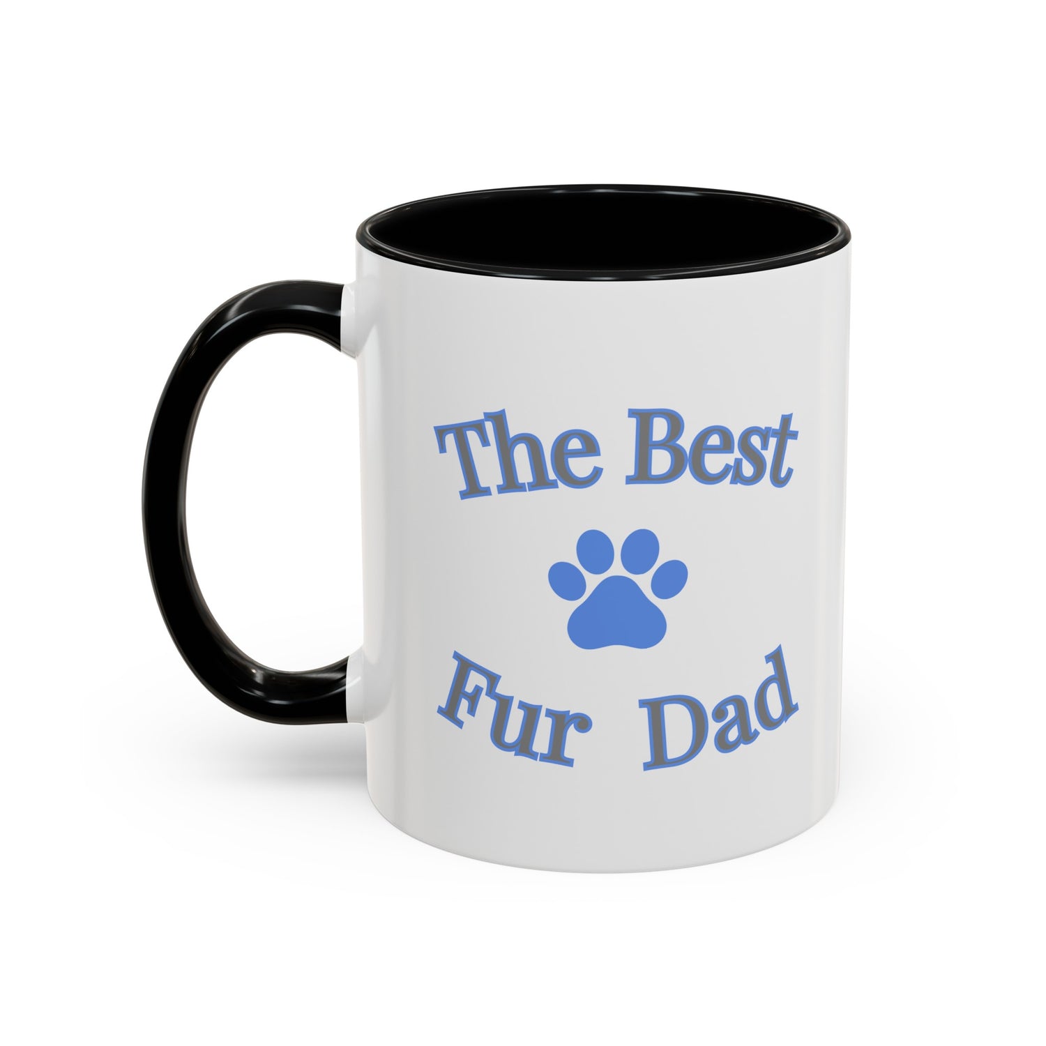 The Best Fur Dad Classic Coffee Mug, Gift for Him, Fathers Day, Fun Gift for Dad, Coffee Lover, Dog Lover Mug