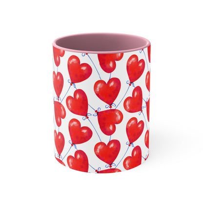 Happy Hearts Custom Coffee Mug 11oz