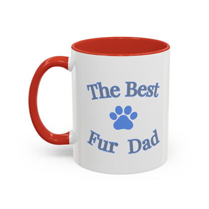 The Best Fur Dad Classic Coffee Mug, Gift for Him, Fathers Day, Fun Gift for Dad, Coffee Lover, Dog Lover Mug