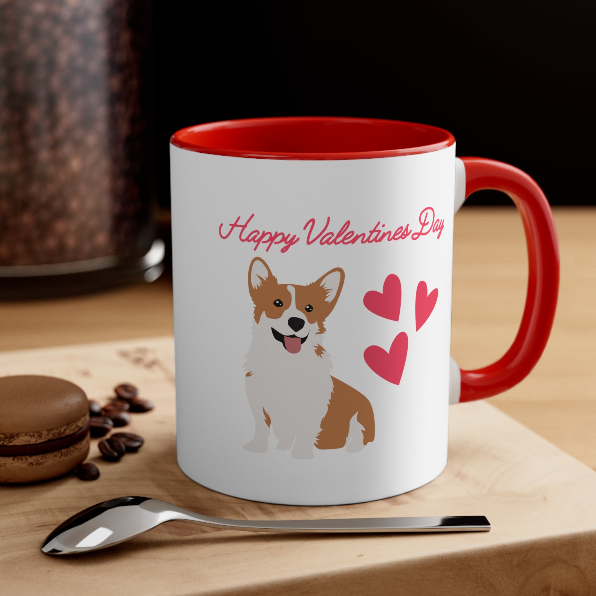 Cute Corgi  Valentines Day Coffee Mug