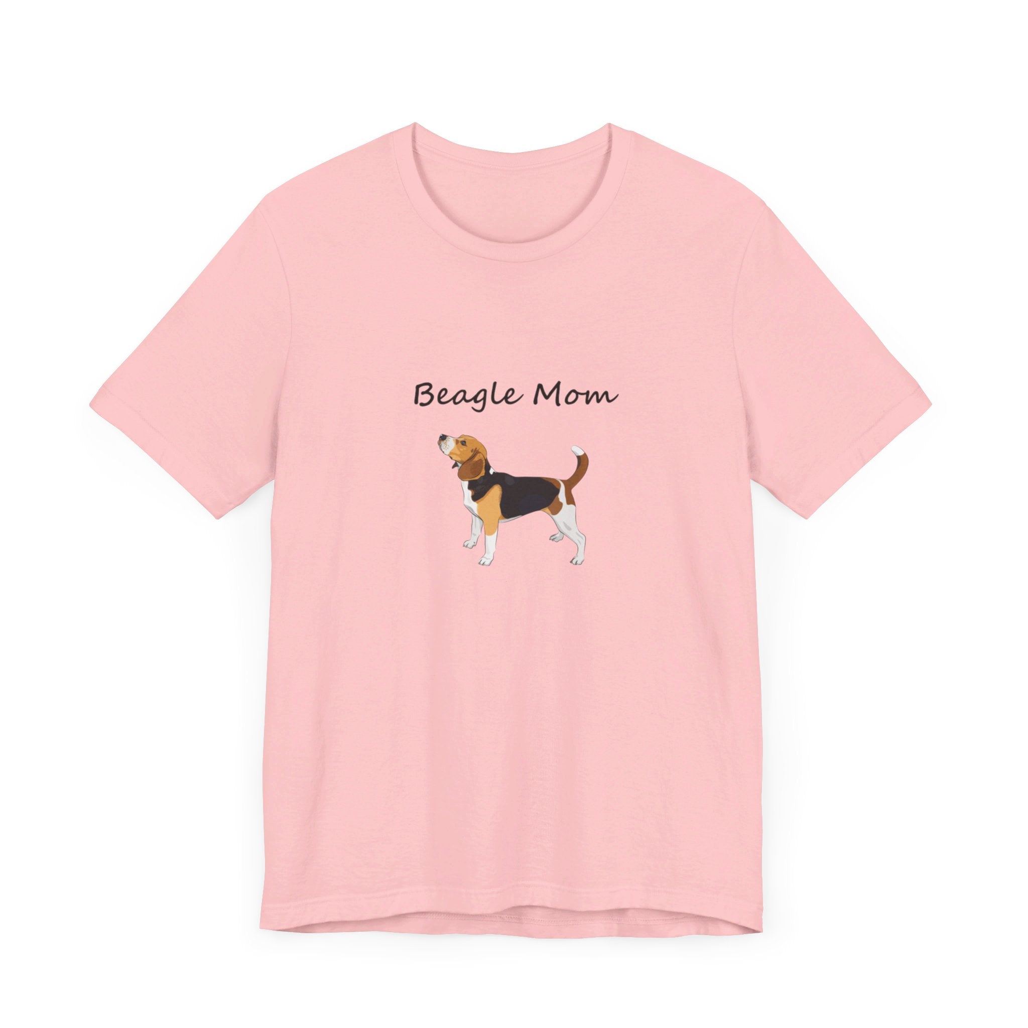 Beagle Mom Short Sleeve Tee, Gift for Her, Bella Canvas 3001, Dog Mom Shirt, Dog Lover Gift, Birthday Gift, Dog Mom Gift, Pet Owner Shirt