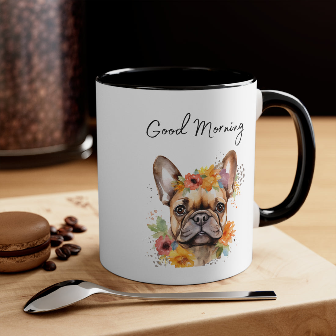 Custom Pug Coffee Mug, 11oz Multi Colors Classic Style Dog Lover Gifts Special Dog Gifts Holiday Gifts Printify