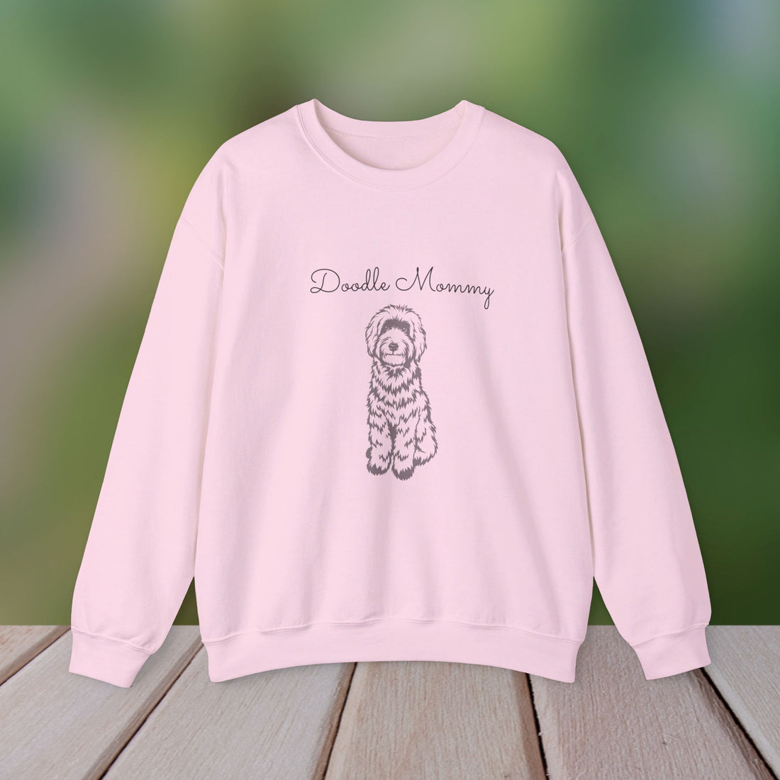 Cute Doodle Mommy Sweatshirt - Comfy Crewneck Gift for Dog Moms &amp; Doodle Lovers