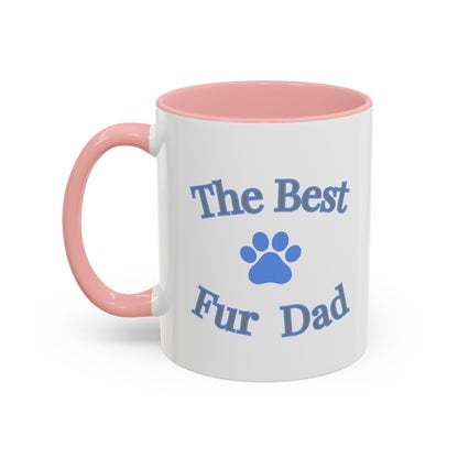 The Best Fur Dad Classic Coffee Mug, Gift for Him, Fathers Day, Fun Gift for Dad, Coffee Lover, Dog Lover Mug