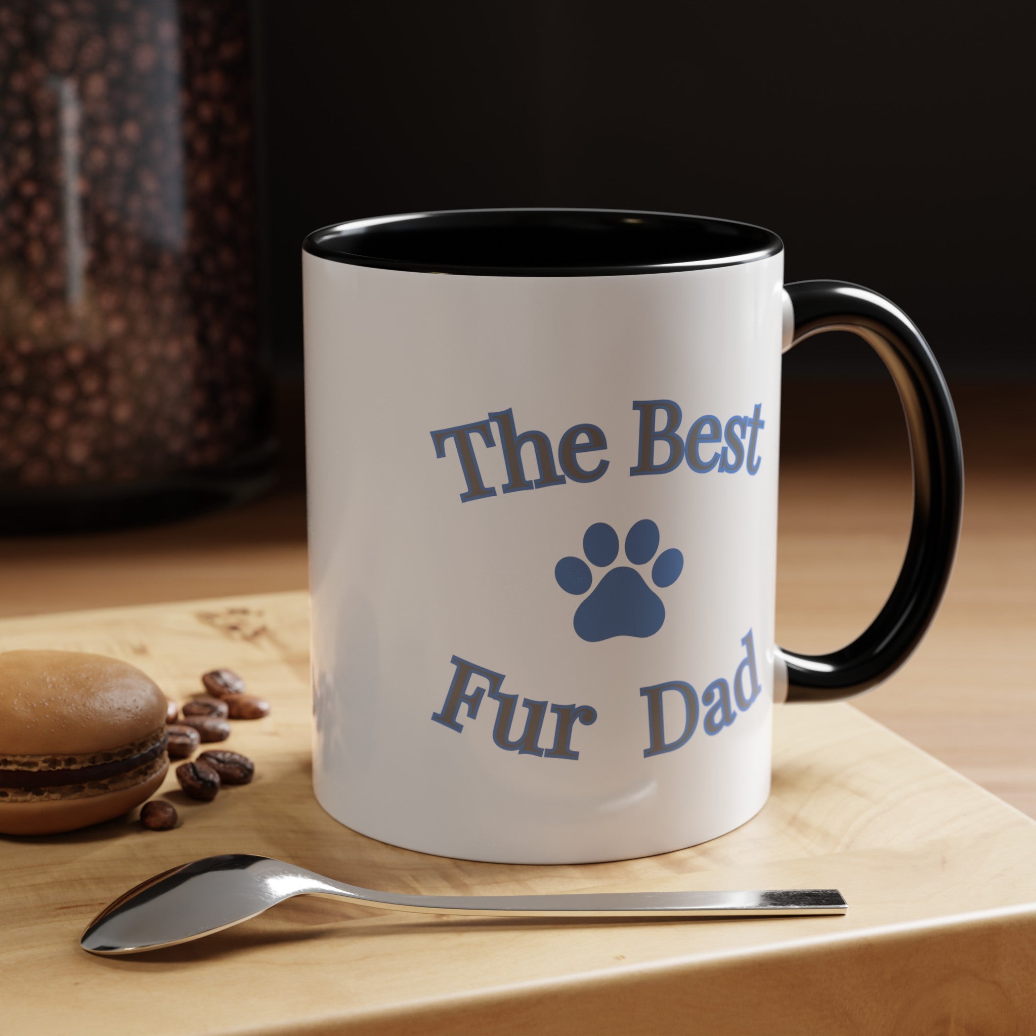 The Best Fur Dad Classic Coffee Mug, Gift for Him, Fathers Day, Fun Gift for Dad, Coffee Lover, Dog Lover Mug