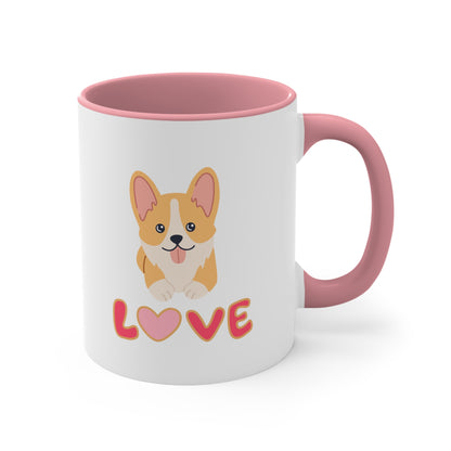 Love from Corgi Coffee Mug