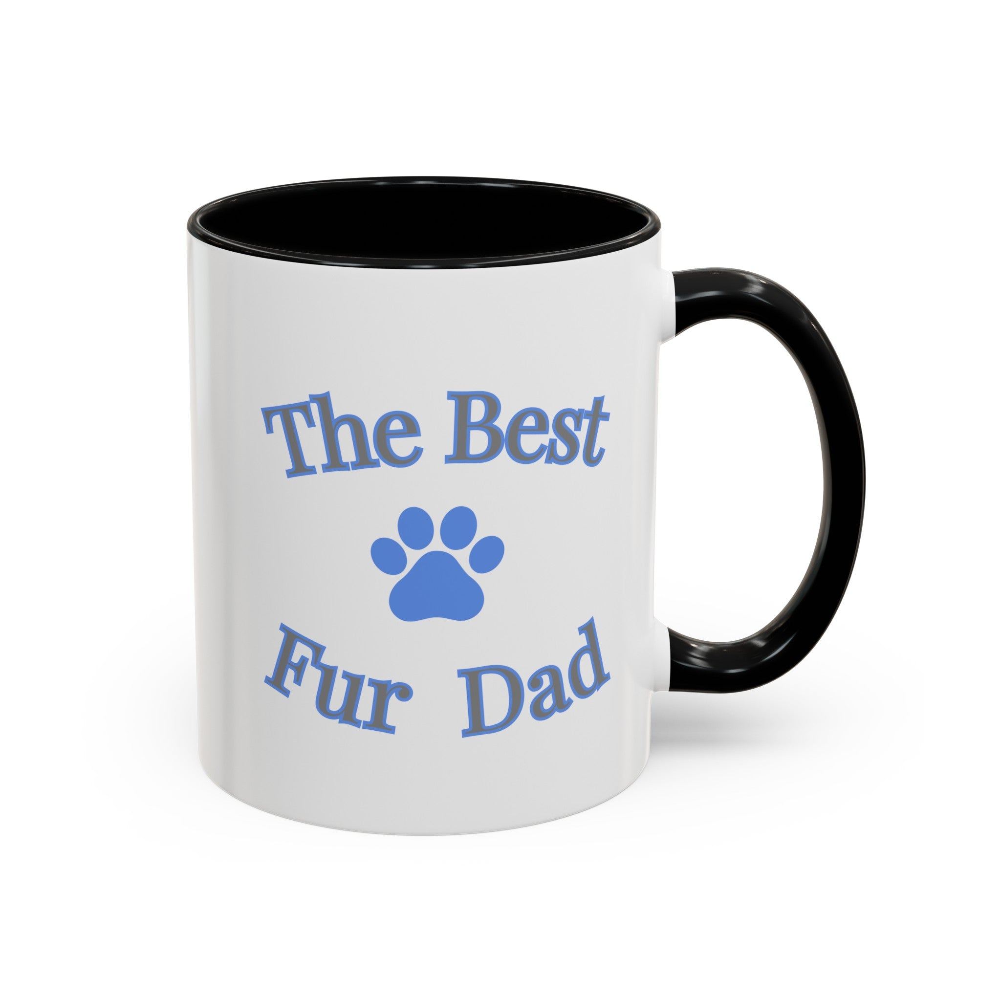 The Best Fur Dad Classic Coffee Mug, Gift for Him, Fathers Day, Fun Gift for Dad, Coffee Lover, Dog Lover Mug