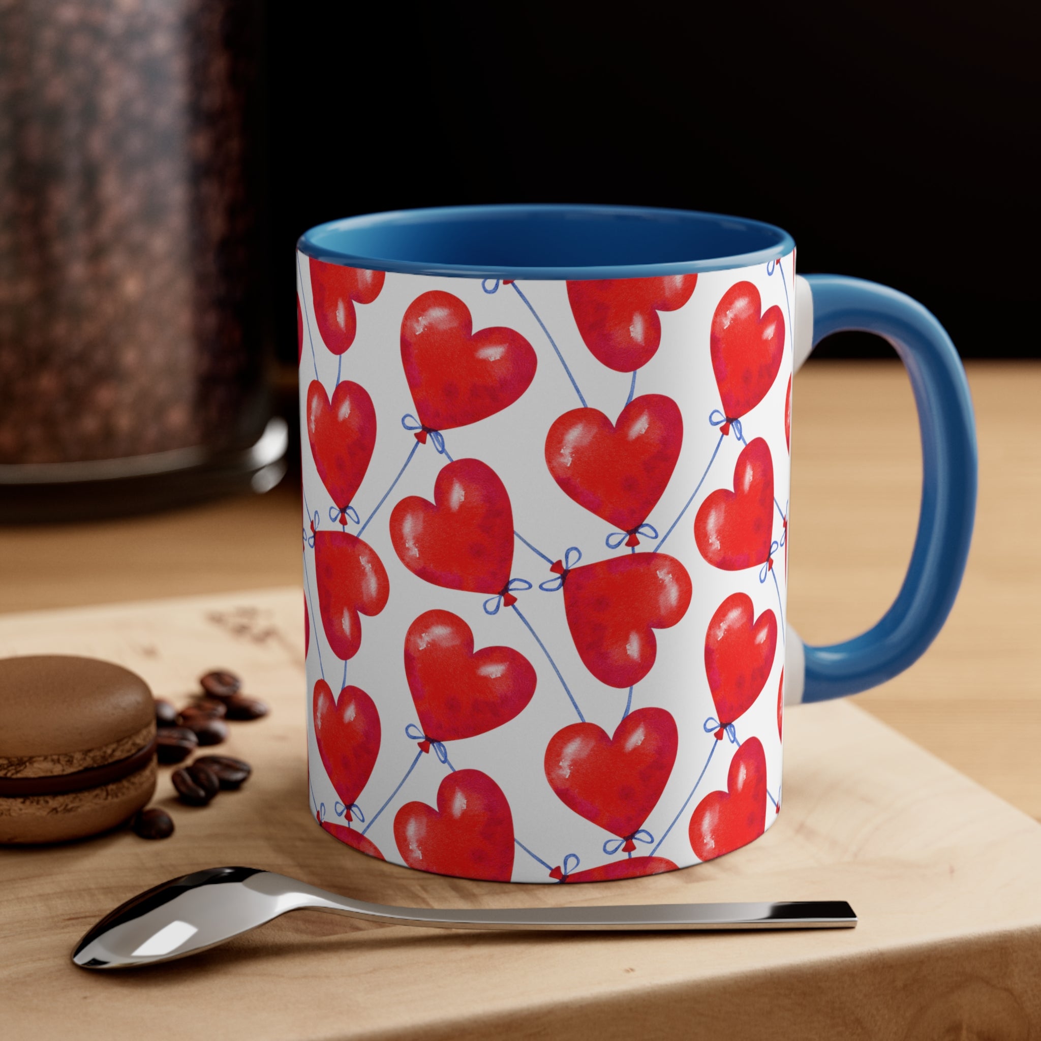 Happy Hearts Custom Coffee Mug 11oz