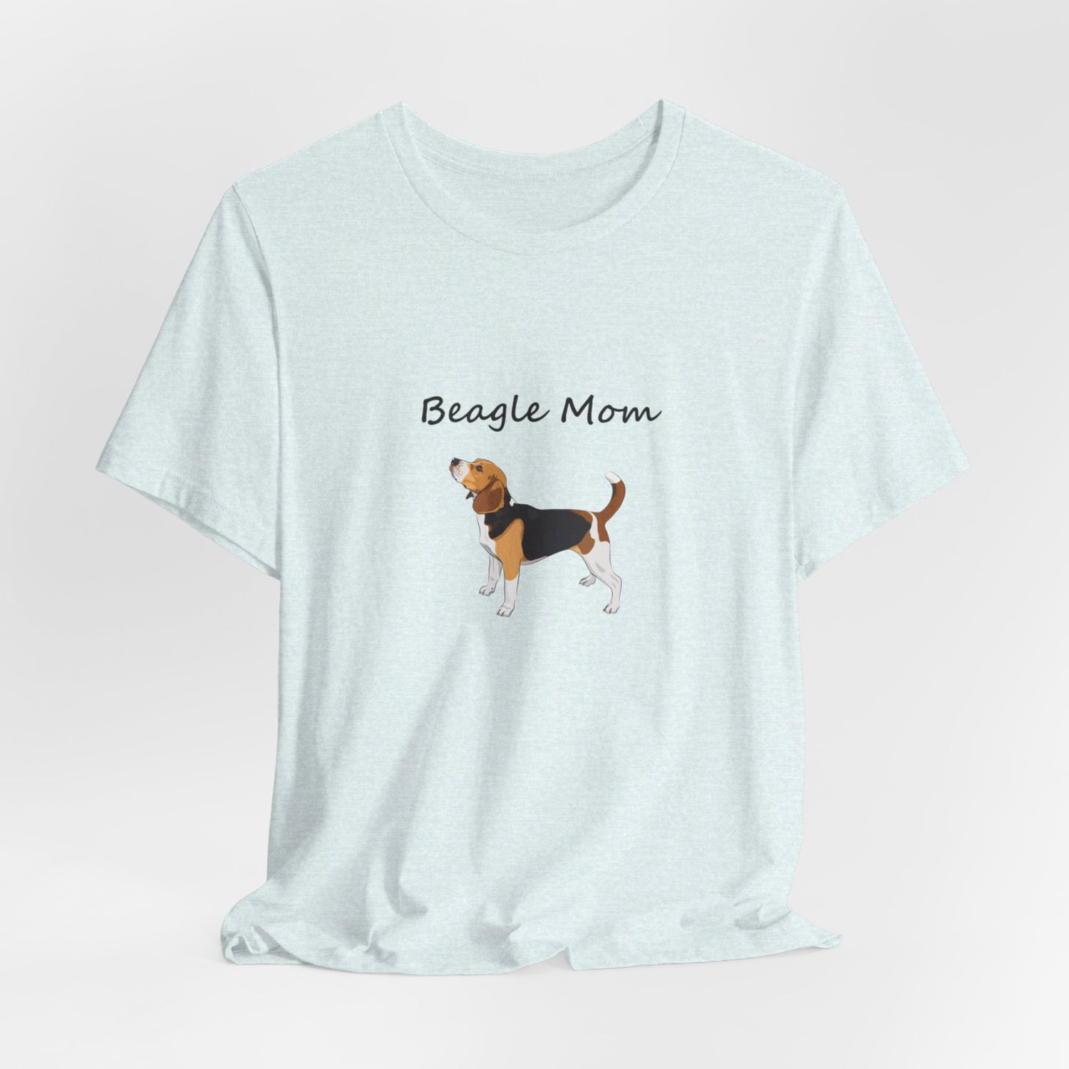 Beagle Mom Short Sleeve Tee, Gift for Her, Bella Canvas 3001, Dog Mom Shirt, Dog Lover Gift, Birthday Gift, Dog Mom Gift, Pet Owner Shirt