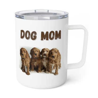 Mini Doodle Dog Mom Insulated Coffee Mug, 10oz  for hot and cold drinks