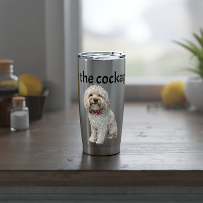 Personalize Your 20oz Stainless Steel Dog Tumbler - Featuring Your Furry Friend | Perfect Gift for Dog Moms &amp; Pet Lovers