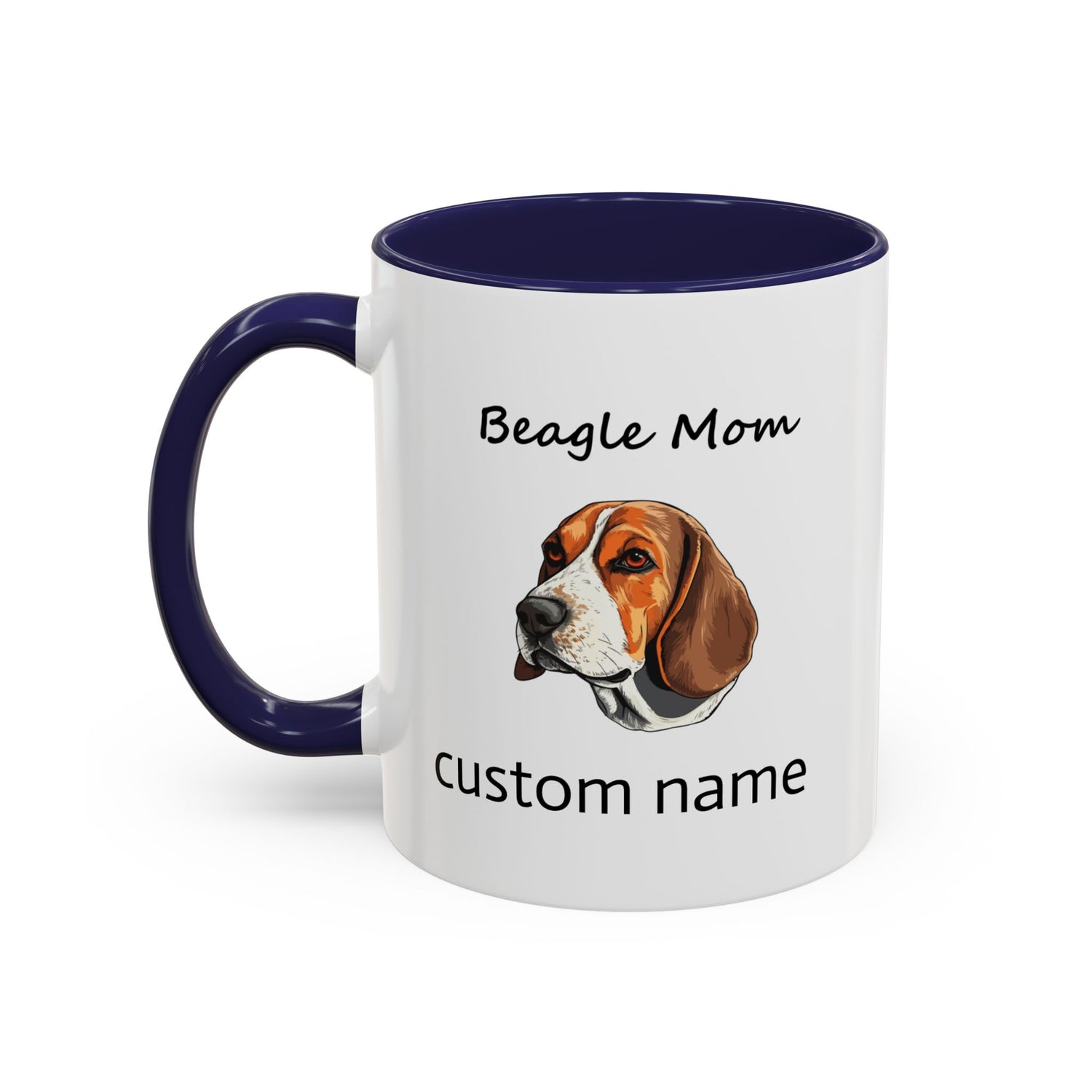 Personalized Custom Beagle Mug 11oz Ceramic – Multi-Color Coffee Mug for Dog Lovers, Special Holiday Gifts