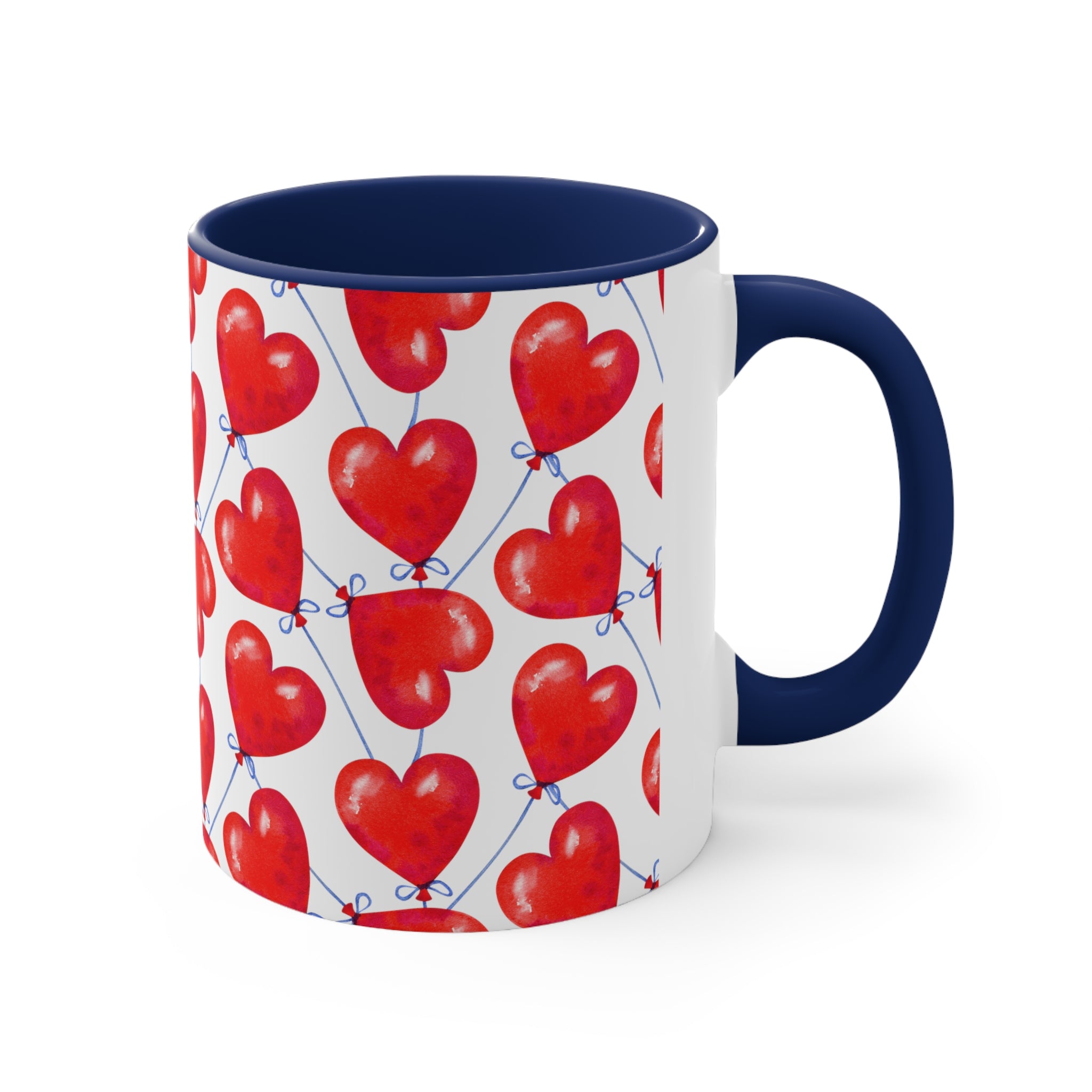 Happy Hearts Custom Coffee Mug 11oz