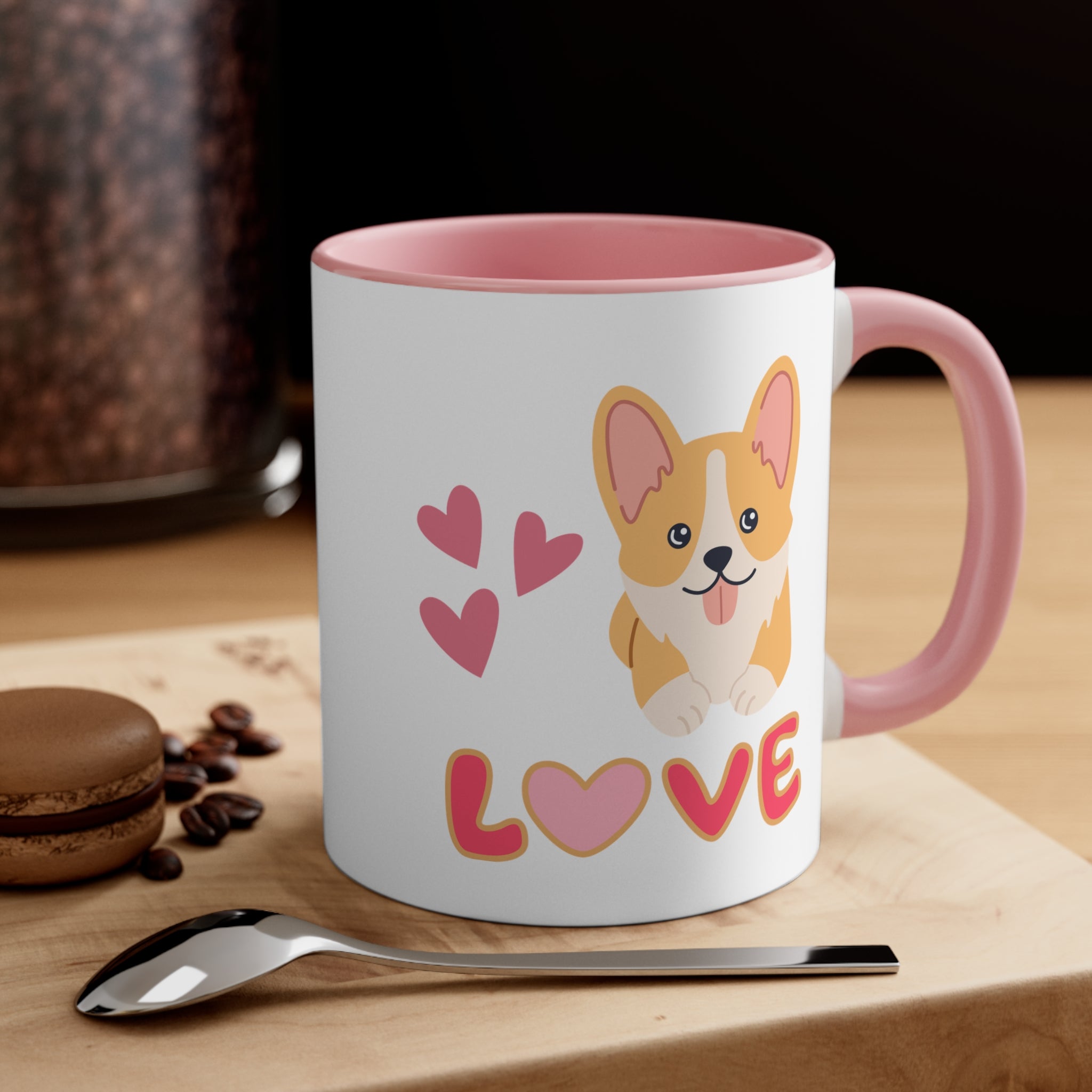 Valentines Love Corgi Coffee Mug