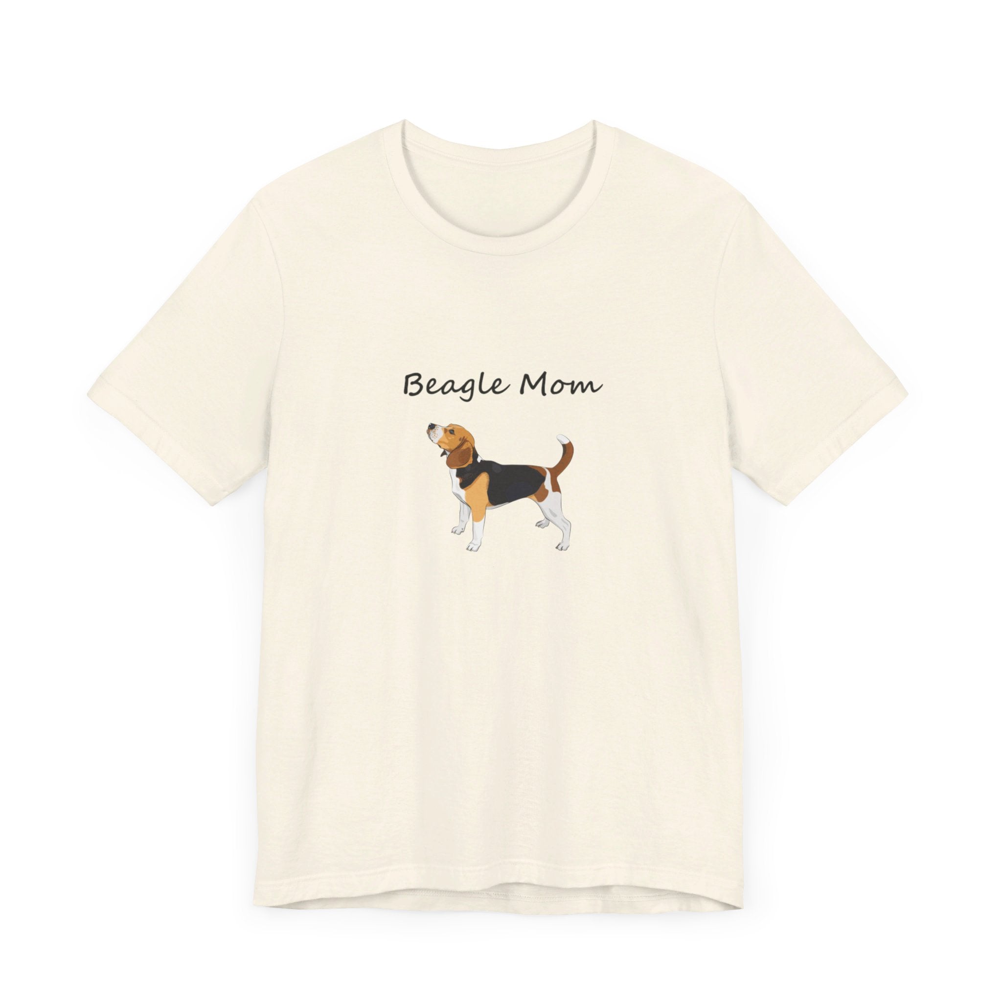 Beagle Mom Short Sleeve Tee, Gift for Her, Bella Canvas 3001, Dog Mom Shirt, Dog Lover Gift, Birthday Gift, Dog Mom Gift, Pet Owner Shirt