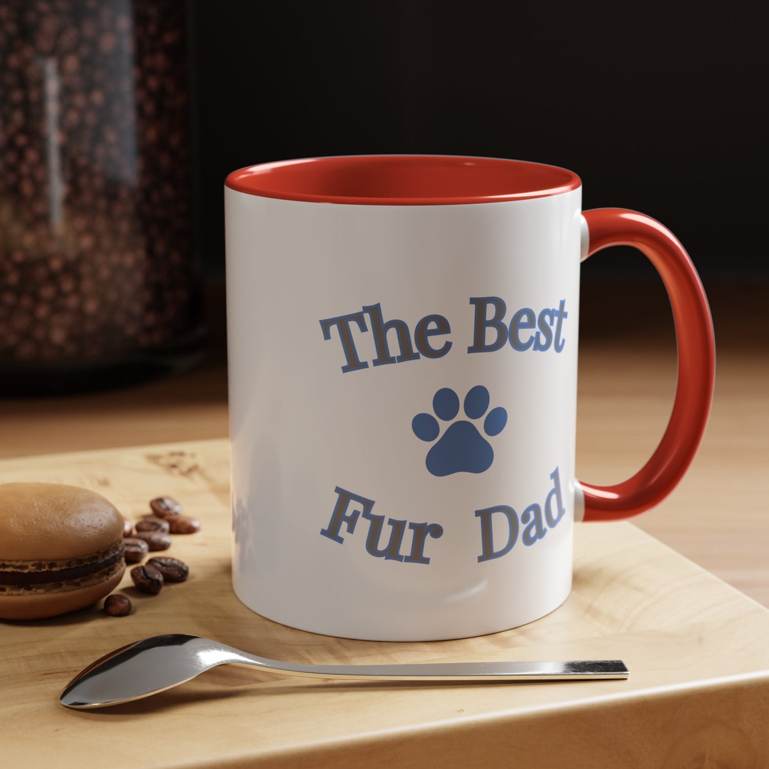 The Best Fur Dad Classic Coffee Mug, Gift for Him, Fathers Day, Fun Gift for Dad, Coffee Lover, Dog Lover Mug