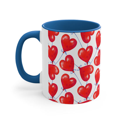 Happy Hearts Custom Coffee Mug 11oz