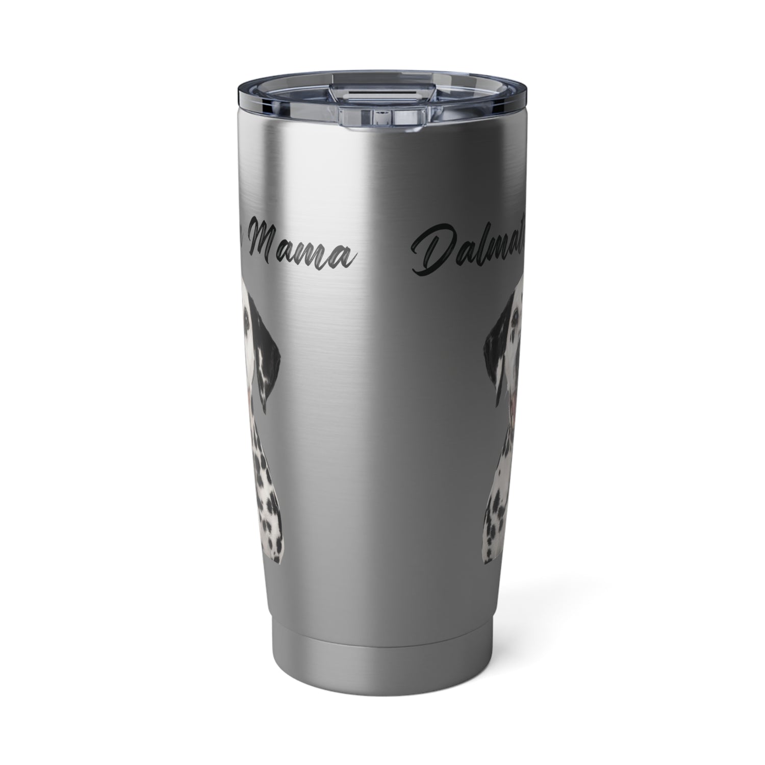 Dalmatian Mama Puppy on Stainless Steel  Tumbler 20oz for Dog Mom, Pet Owners, Dog Lover Gifts, Fun Dog Gift