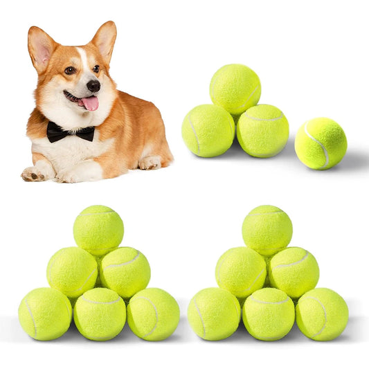 Dog Balls for Tennis Ball Launcher 6 or 12 piece set active dog ball set gift for dog lover playtime ball