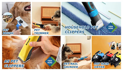 Grooming Clippers – High-Power Rechargeable Electric Pet Hair Trimmer for Dogs &amp; Horses