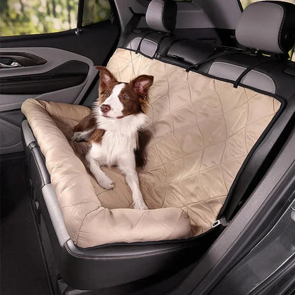 Waterproof Dog Car Seat Cover – Anti-Scratch Travel Mat &amp; Car Seat Protector for Pets