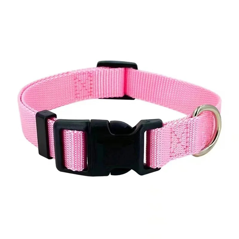 Dog Collar Adjustable Nylon with Clip for Small and Medium Dogs – Durable &amp; Comfortable