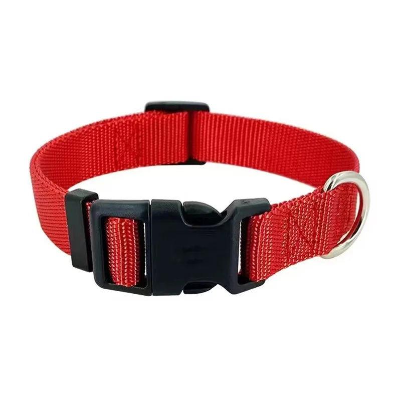 Dog Collar Adjustable Nylon with Clip for Small and Medium Dogs – Durable &amp; Comfortable