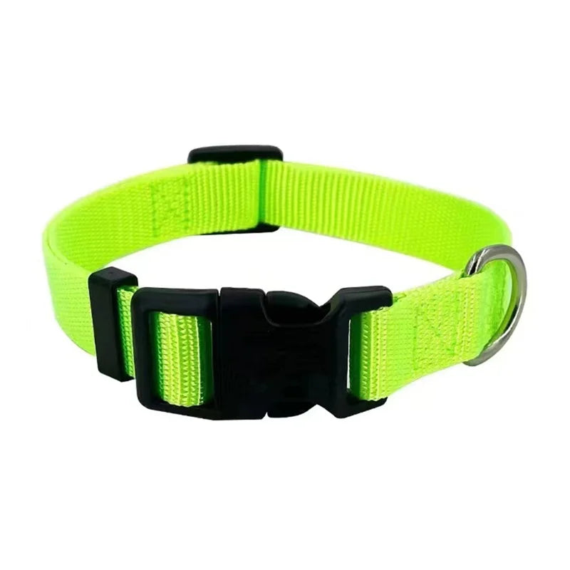 Dog Collar Adjustable Nylon with Clip for Small and Medium Dogs – Durable &amp; Comfortable