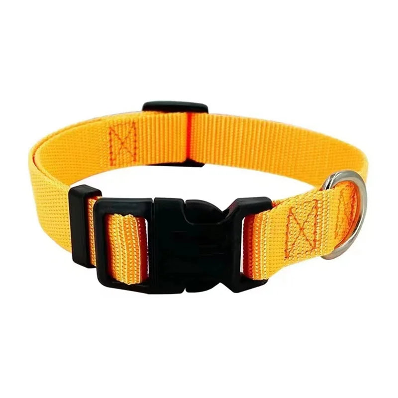 Dog Collar Adjustable Nylon with Clip for Small and Medium Dogs – Durable &amp; Comfortable