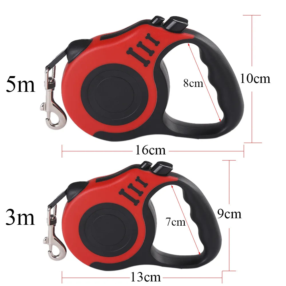 Durable &amp; Stylish Retractable Dog Leash - Perfect for Walks &amp; Hikes