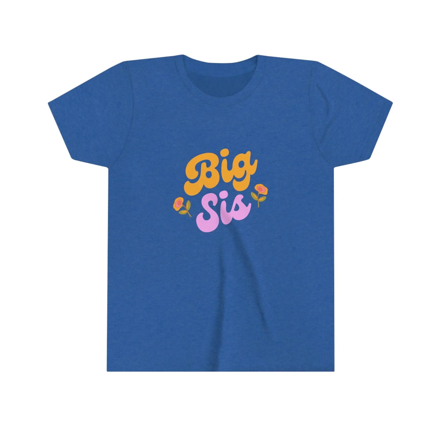 Big Sis Kids T-shirt- Youth Short Sleeve Tee Printify