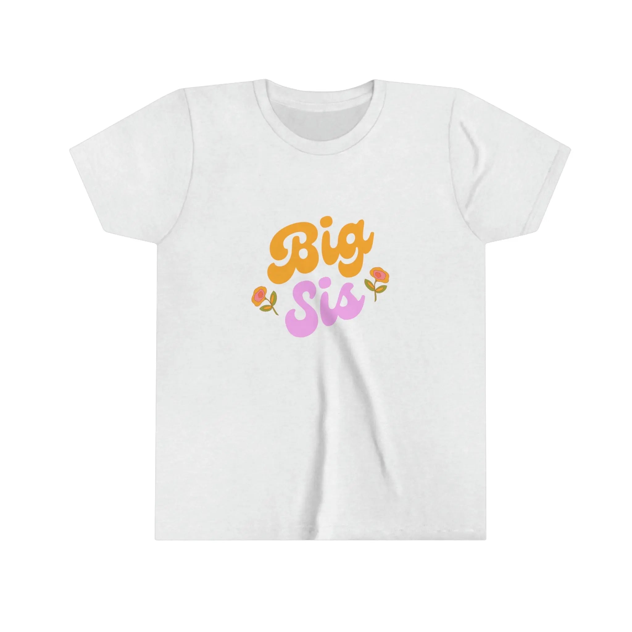 Big Sis Kids T-shirt- Youth Short Sleeve Tee Printify