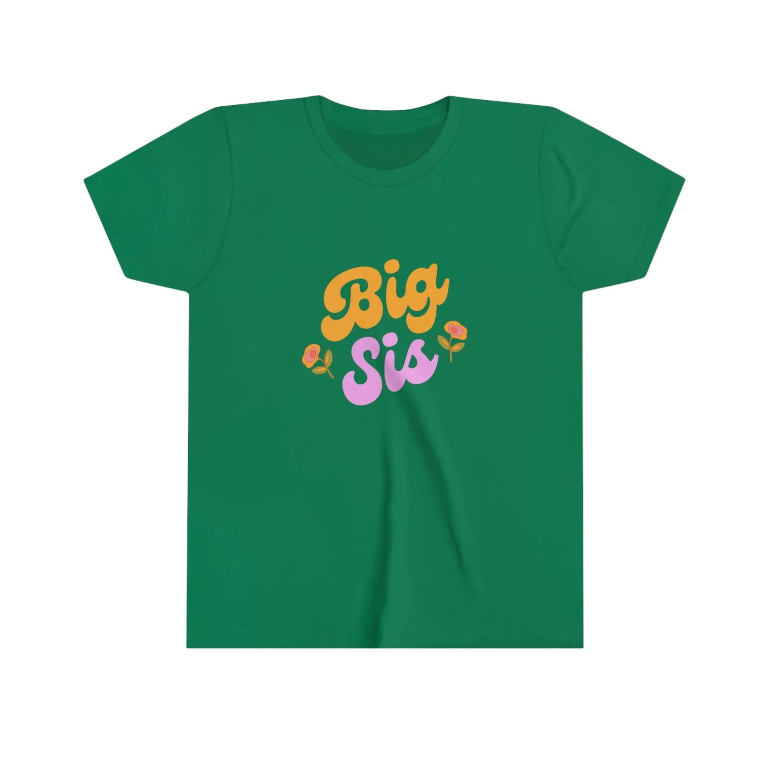 Big Sis Kids T-shirt- Youth Short Sleeve Tee Printify