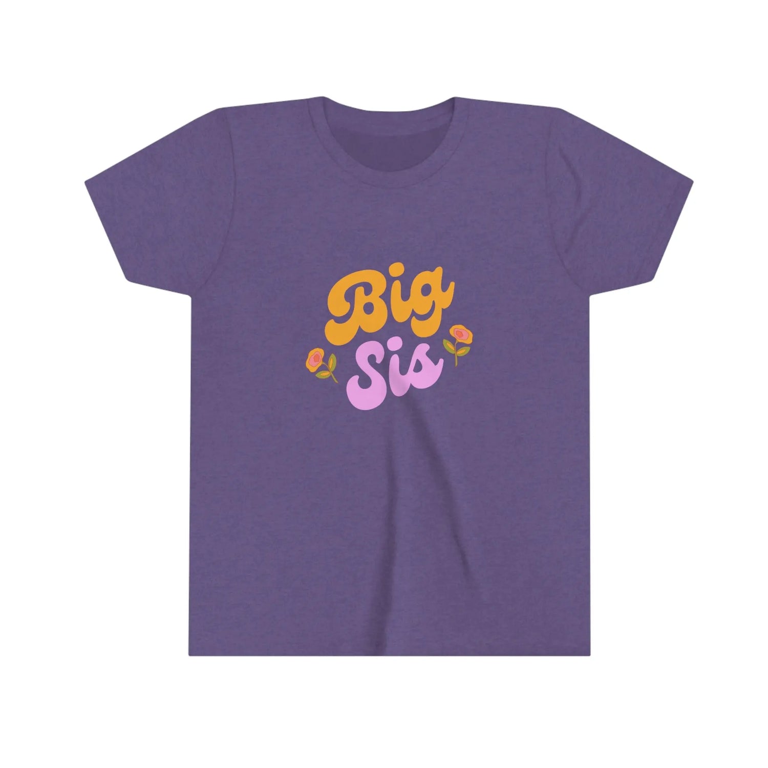 Big Sis Kids T-shirt- Youth Short Sleeve Tee Printify