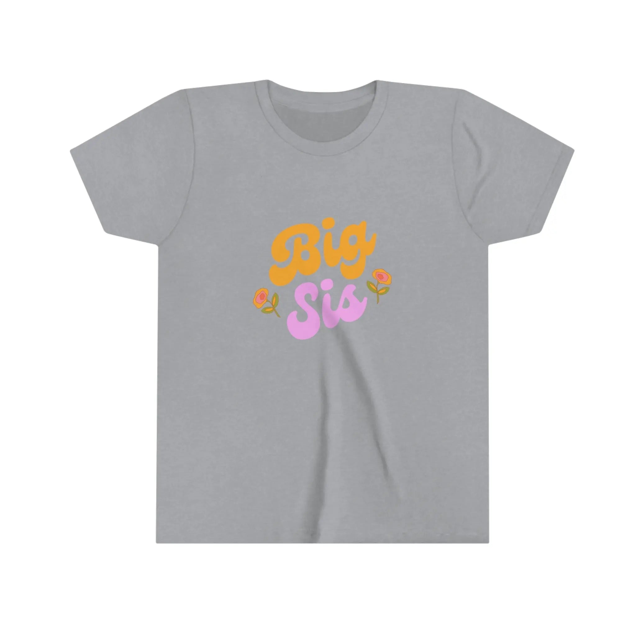 Big Sis Kids T-shirt- Youth Short Sleeve Tee Printify